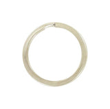 Ohio Travel Bag Rings & Slides 7/8" Nickel, Split Flat Key Ring, Steel, #L-2946-NP L-2946-NP