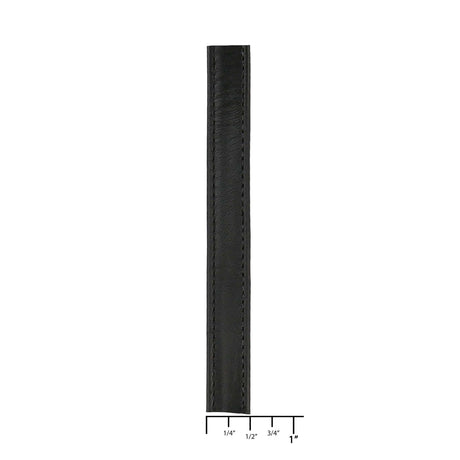 Ohio Travel Bag Strapping 1/2" Black, Leather Strapping, Leather, #CALF-1-2-BLK CALF-1-2-BLK