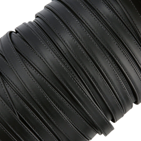 Ohio Travel Bag Strapping 1/2" Black, Leather Strapping, Leather, #CALF-1-2-BLK CALF-1-2-BLK