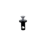 Ohio Travel Bag Strapping 1/2" Black, Lock Post, Zinc Alloy, #SM-110-BLK SM-110-BLK