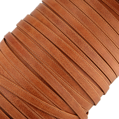 Ohio Travel Bag Strapping 1/2" Medium Brown, Leather Strapping, Leather, #CALF-1-2-MEDBRO CALF-1-2-MEDBRO