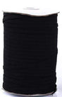 Ohio Travel Bag Strapping 1/4" Black, Flat Elastic, Polyester, #EL-14-BLK EL-14-BLK