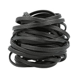 Ohio Travel Bag Strapping 1/4" Black, Flat Leather Stripping, Leather, #CALF-1-4FLT-BLK CALF-1-4FLT-BLK