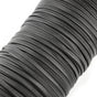 Ohio Travel Bag Strapping 1/4" Black, Tubular Leather Strapping, Leather, #CALF-1-4-BLK CALF-1-4-BLK