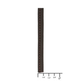 Ohio Travel Bag Strapping 1/4" Dark Brown, Tubular Strapping, Leather, #CALF-1-4-DKBRO CALF-1-4-DKBRO