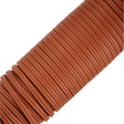 Ohio Travel Bag Strapping 1/4" Tan, Tubular Strapping, Leather, #CALF-1-4-GTAN CALF-1-4-GTAN