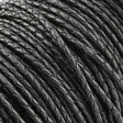 Ohio Travel Bag Strapping 1/8" Black, Braided Bolo Cord, Leather, #M-1632-BLK M-1632-BLK