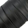 Ohio Travel Bag Strapping 1" Black, Leather Strapping, Leather, #CALF-1-BLK CALF-1-BLK