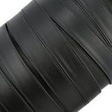 Ohio Travel Bag Strapping 1" Black, Leather Strapping, Leather, #CALF-1-BLK CALF-1-BLK
