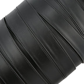 Ohio Travel Bag Strapping 1" Black, Leather Strapping, Leather, #CALF-1-BLK CALF-1-BLK