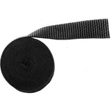 1" Black, Webbing Heavy Weight, PolyPropylene, #12-1H-BLK