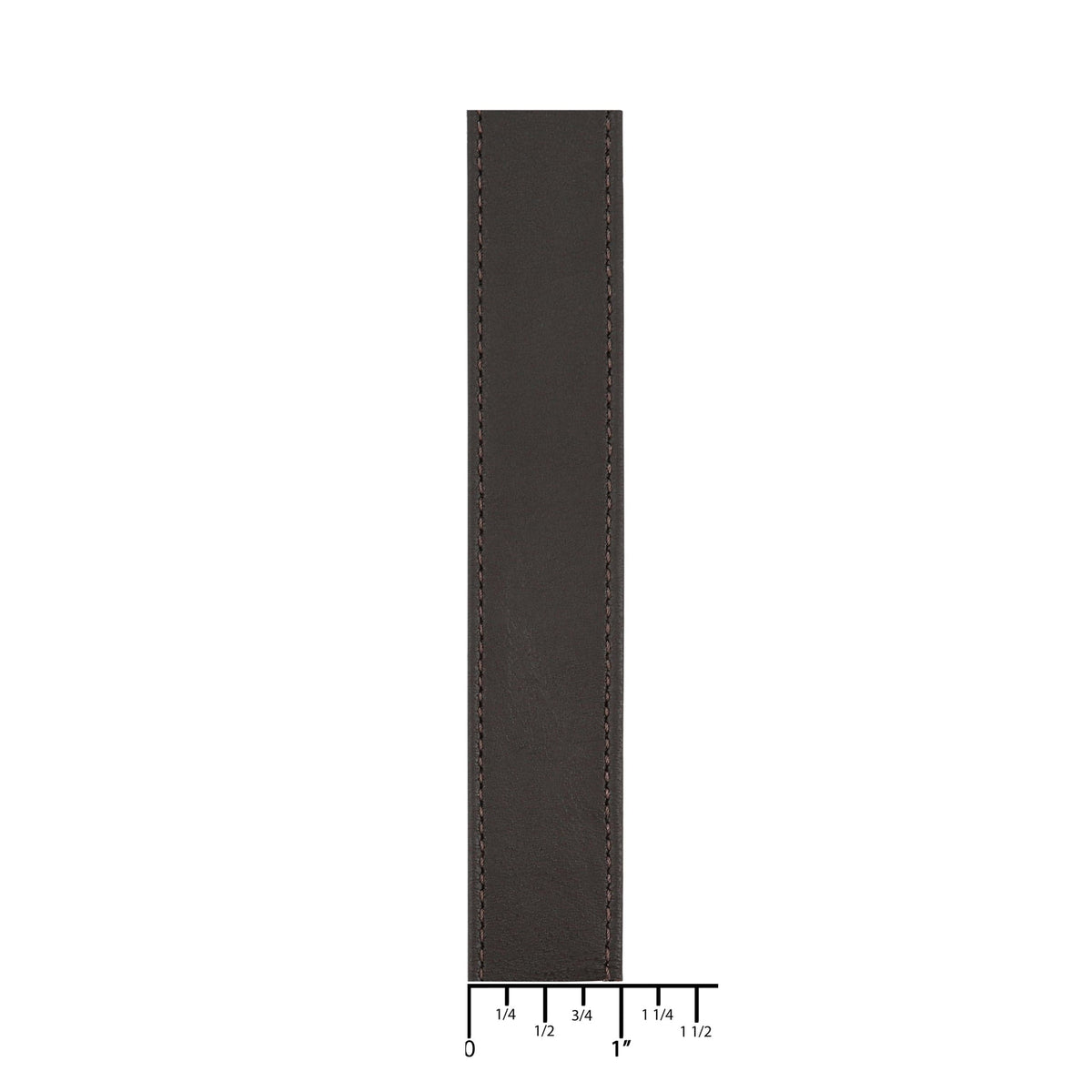Ohio Travel Bag Strapping 1" Dark Brown, Leather Strapping, Leather, #CALF-1-DKBRO CALF-1-DKBRO