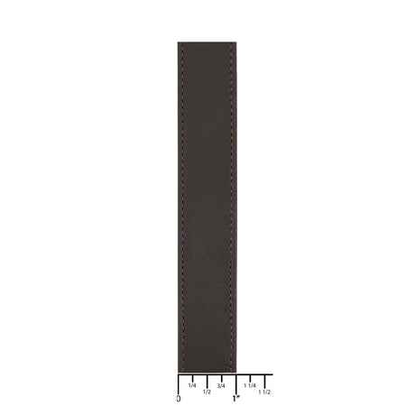 Ohio Travel Bag Strapping 1" Dark Brown, Leather Strapping, Leather, #CALF-1-DKBRO CALF-1-DKBRO