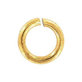Ohio Travel Bag Strapping 3/16" Gold, Split Round Jump Ring, Steel, #P-1559 P-1559