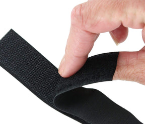 Ohio Travel Bag Strapping 3/4" Black, Hook & Loop Sew-On, #VEL-1-BL-3-4 VEL-1-BL-3-4