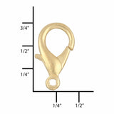 Ohio Travel Bag Strapping 3/4" Gold, Lobster Claw, Steel, #P-2855-GOLD P-2855-GOLD