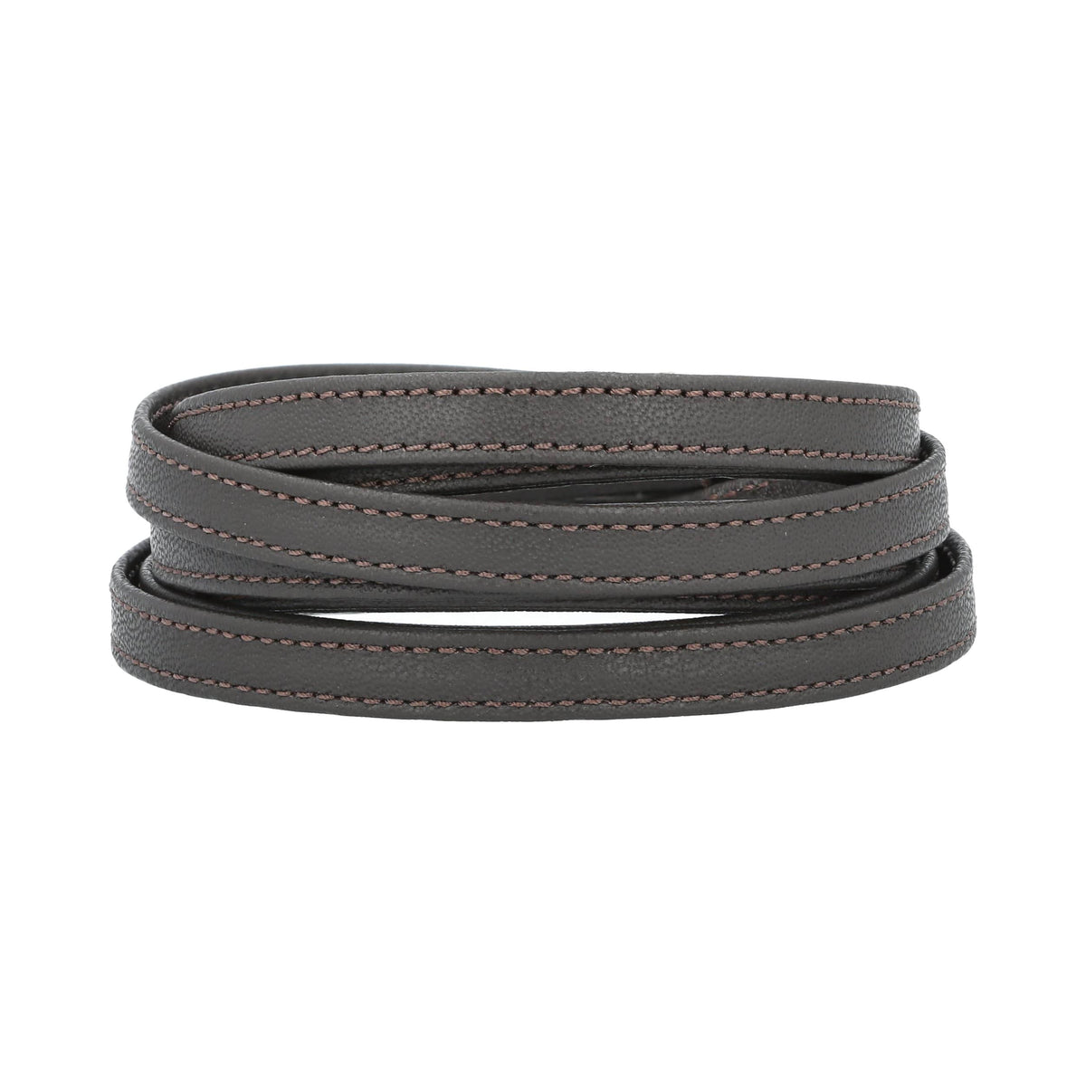 Ohio Travel Bag Strapping 3/8" Dark Brown, Flat Leather Strapping, #CALF-3-8-DKBRO CALF-3-8-DKBRO