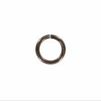 Ohio Travel Bag Strapping 3/8" Gunmetal, Split Round Jump Ring, Solid Brass, #A-2-1-2-GUNM A-2-1-2-GUNM