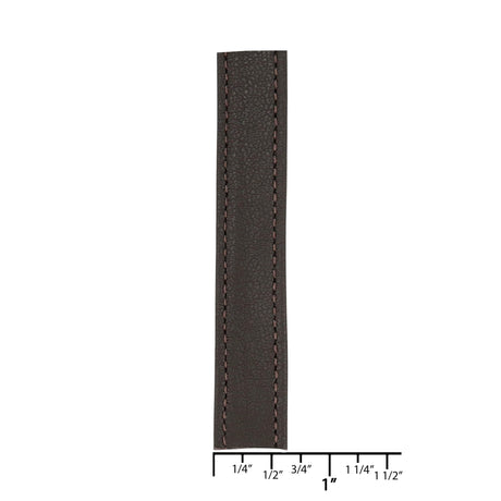Ohio Travel Bag Strapping 5/8" Dark Brown, Leather Strapping, Leather, #CALF-5-8-DKBRO CALF-5-8-DKBRO