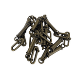 Ohio Travel Bag Strapping 6/16" Antique Brass, Chain Handle, Zinc Alloy, #P-3035-ANTB P-3035-ANTB