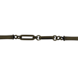 Ohio Travel Bag Strapping 6/16" Antique Brass, Chain Handle, Zinc Alloy, #P-3035-ANTB P-3035-ANTB