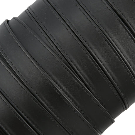 Ohio Travel Bag Strapping 7/8" Black, Leather Strapping, Leather, #CALF-7-8-BLK CALF-7-8-BLK