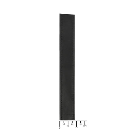 Ohio Travel Bag Strapping 7/8" Black, Leather Strapping, Leather, #CALF-7-8-BLK CALF-7-8-BLK