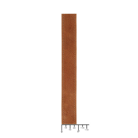 Ohio Travel Bag Strapping 7/8" Medium Brown, Leather Strapping, Leather, #CALF-7-8-MEDBRO CALF-7-8-MEDBRO