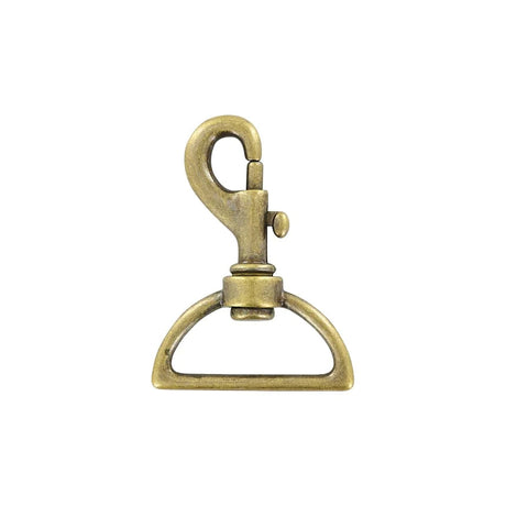 1 1/2" Antique Brass, Bolt Swivel Snap Hook, Zinc Alloy