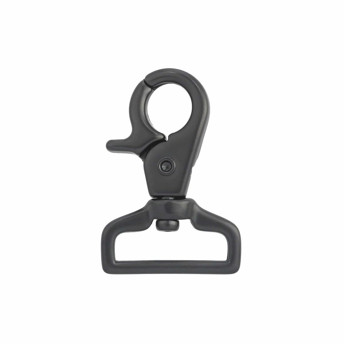 Ohio Travel Bag Swivel Snaps 1" Black, Trigger Swivel Snap Hook, Zinc Alloy, #P-2946-BLK P-2946-BLK