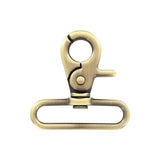 Ohio Travel Bag Swivel Snaps 2" Antique Brass, Trigger Swivel Snap Hook, Zinc Alloy, #P-3140-ANTB P-3140-ANTB