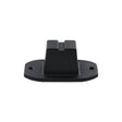 Ohio Travel Bag Wheels & Feet 1 1/4" Black, Bottom Stud, Plastic, #L-3150 L-3150
