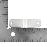 Ohio Travel Bag Wheels & Feet 1 1/4" Nickel, Clamp, Steel, #L-707-NP L-707-NP