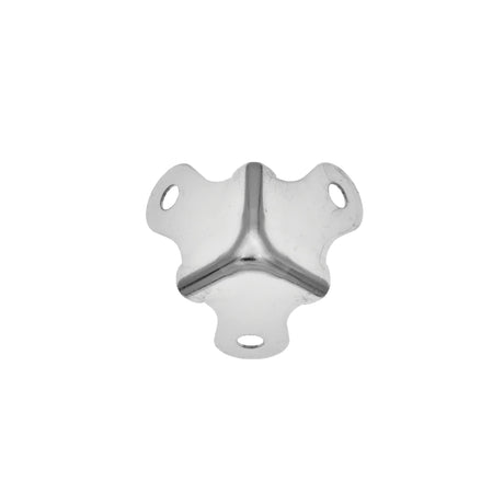 Ohio Travel Bag Wheels & Feet 1 1/4" Nickel, Small Corner, Steel, #F-2-NP F-2-NP
