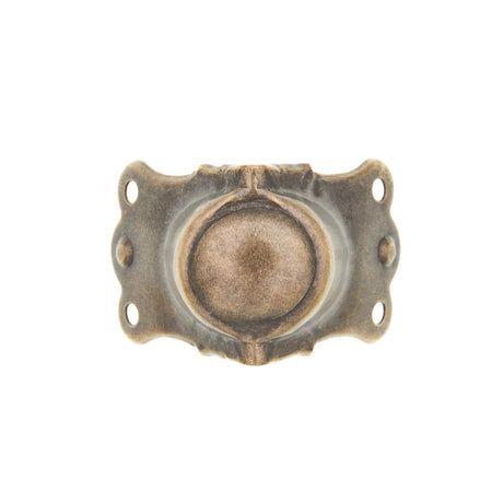Ohio Travel Bag Wheels & Feet 1 5/8" Antique Brass, Trunk Edge Clamp, Steel, #G-9-ANTB G-9-ANTB
