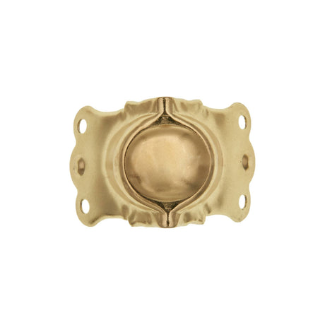 Ohio Travel Bag Wheels & Feet 1 5/8" Brass, Trunk Edge Clamp, Steel, #G-9-BP G-9-BP