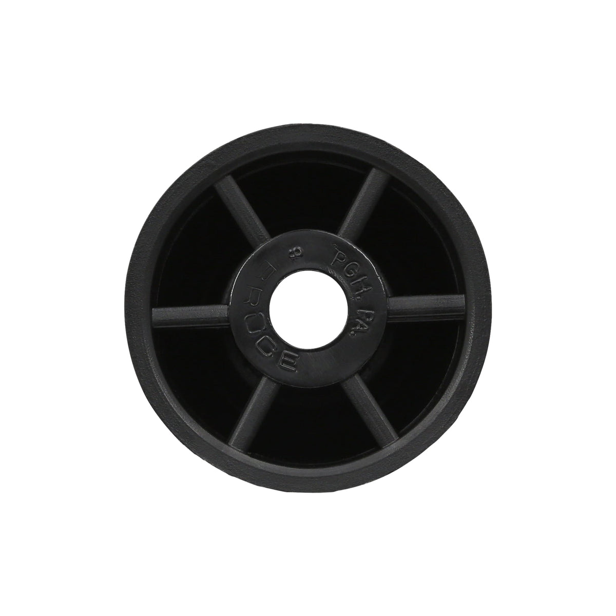 Ohio Travel Bag Wheels & Feet 1" Black, Bottom Stud, Plastic, #L-351-1-BLK L-351-1-BLK