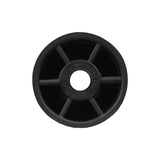 Ohio Travel Bag Wheels & Feet 1" Black, Bottom Stud, Plastic, #L-351-1-BLK L-351-1-BLK