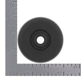 Ohio Travel Bag Wheels & Feet 39mm Black, Wheel (No Bearing), Rubber, #L-3835 L-3835
