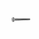 Ohio Travel Bag Wheels & Feet 44mm Nickel, Wheel Axle, Steel, #L-3807 L-3807