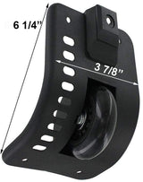 Ohio Travel Bag Wheels & Feet 65mm Black, Ball Bearing Wheel with Housing Pair, Plastic, #L-3816 L-3816