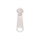 Ohio Travel Bag Zippers #10 Nickel, YKK Long Tab Semi-Swivel Slider, Zinc Alloy, #10M-2-NP 10M-2-NP