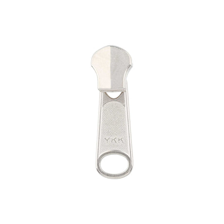 Ohio Travel Bag Zippers #10 Nickel, YKK Long Tab Semi-Swivel Slider, Zinc Alloy, #10M-2-NP 10M-2-NP