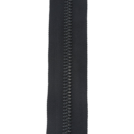 Ohio Travel Bag Zippers 24" Black with Black Oxide, Bomber Jacket, Metal, #9BJ-24-BLK-OX 9BJ-24-BLK-OX