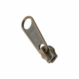 Ohio Travel Bag Zippers #4.5 Antique Brass, YKK Long Tab Swivel Slider, Zinc Alloy, #4.5C-1-ANTB 4.5C-1-ANTB