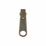 Ohio Travel Bag Zippers #4.5 Antique Brass, YKK Long Tab Swivel Slider, Zinc Alloy, #4.5C-1-ANTB 4.5C-1-ANTB