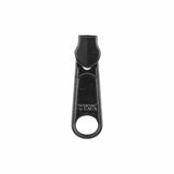 Ohio Travel Bag Zippers #4.5 Black, YKK Long Tab Swivel Slider, Zinc Alloy, #4.5C-1-BLK 4.5C-1-BLK