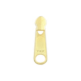 Ohio Travel Bag Zippers #4.5 Brass, YKK Long Tab Swivel Slider, Zinc Alloy, #4.5C-1-BP 4.5C-1-BP