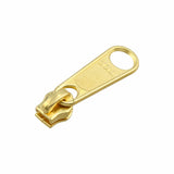 Ohio Travel Bag Zippers #4.5 Brass, YKK Long Tab Swivel Slider, Zinc Alloy, #4.5C-1-BP 4.5C-1-BP