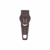 Ohio Travel Bag Zippers #4.5 Brown, YKK Long Tab Swivel Slider, Zinc Alloy, #4.5C-1-BRO 4.5C-1-BRO
